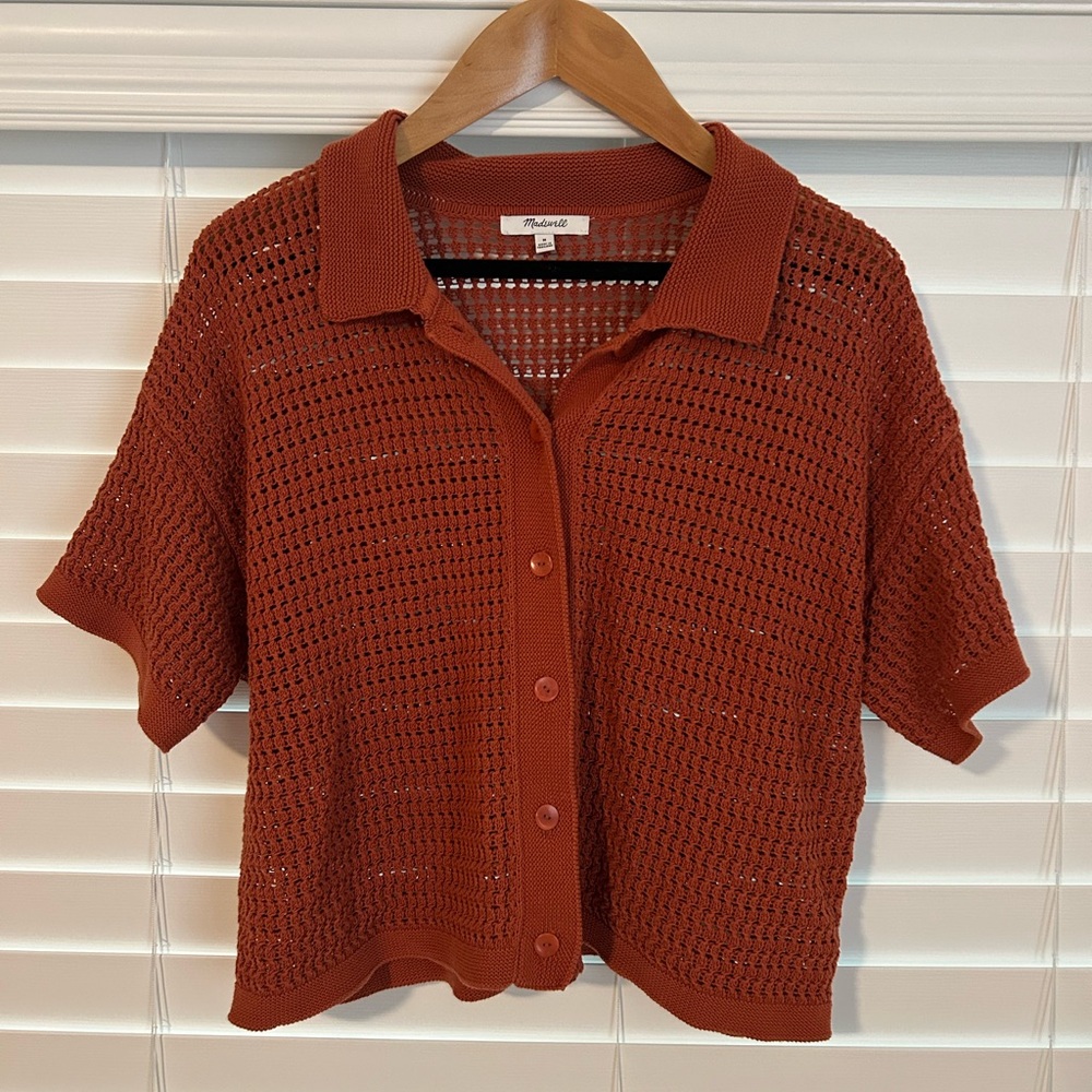 Lightweight Madewell sweater for Fall weather.